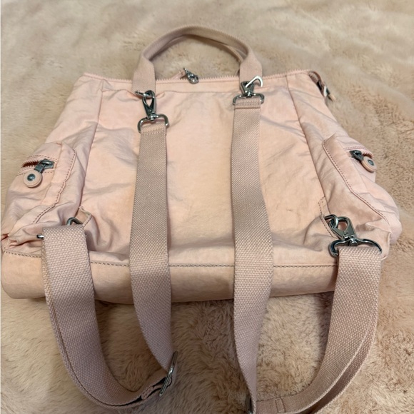 Kipling Pink Backpack with Adjustable Straps and Multiple Compartments - Picture 2 of 4
